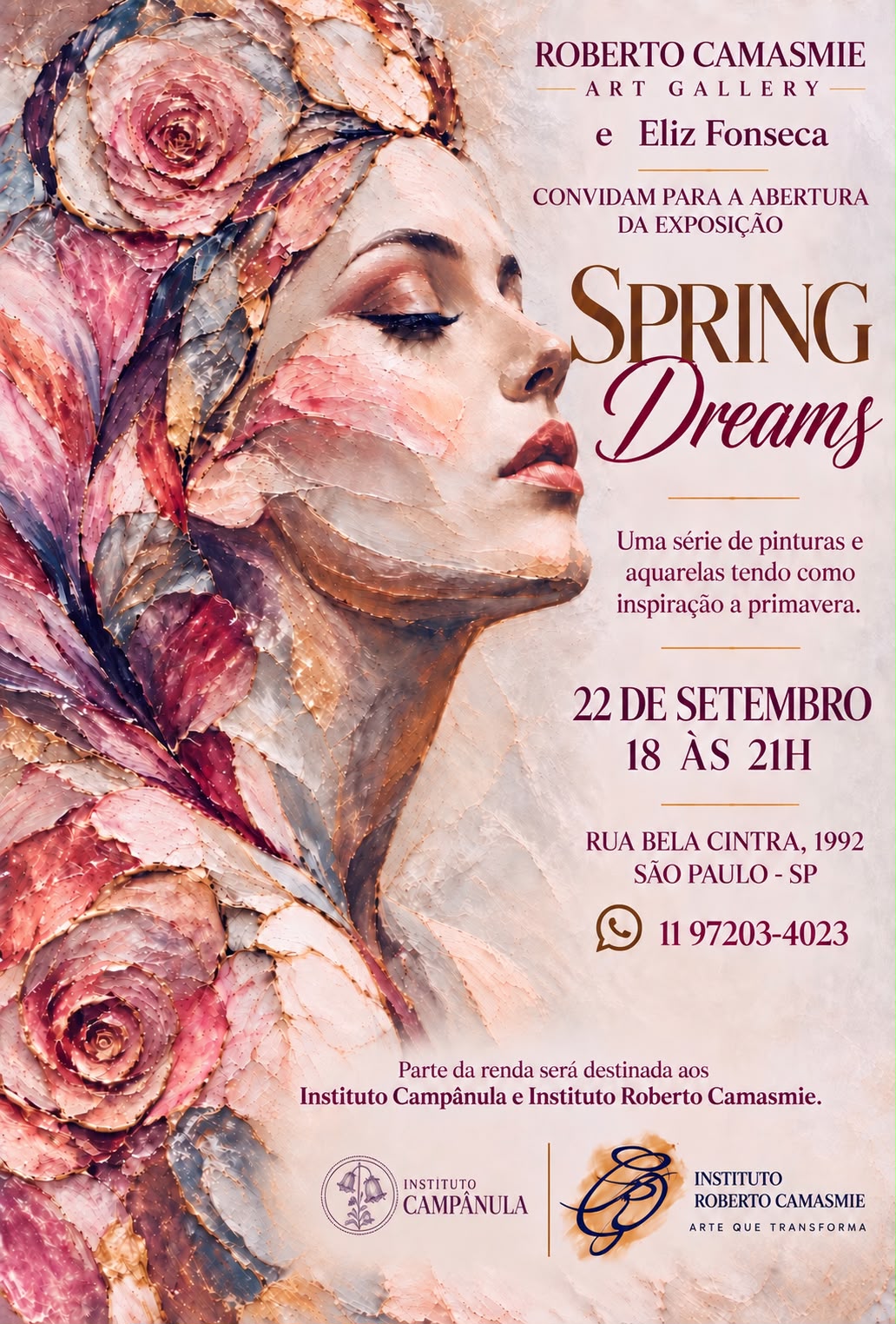 Spring Dreams — Roberto Camasmie Art Gallery e Eliz Fonseca